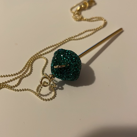Jewelry - Green lollipop necklace